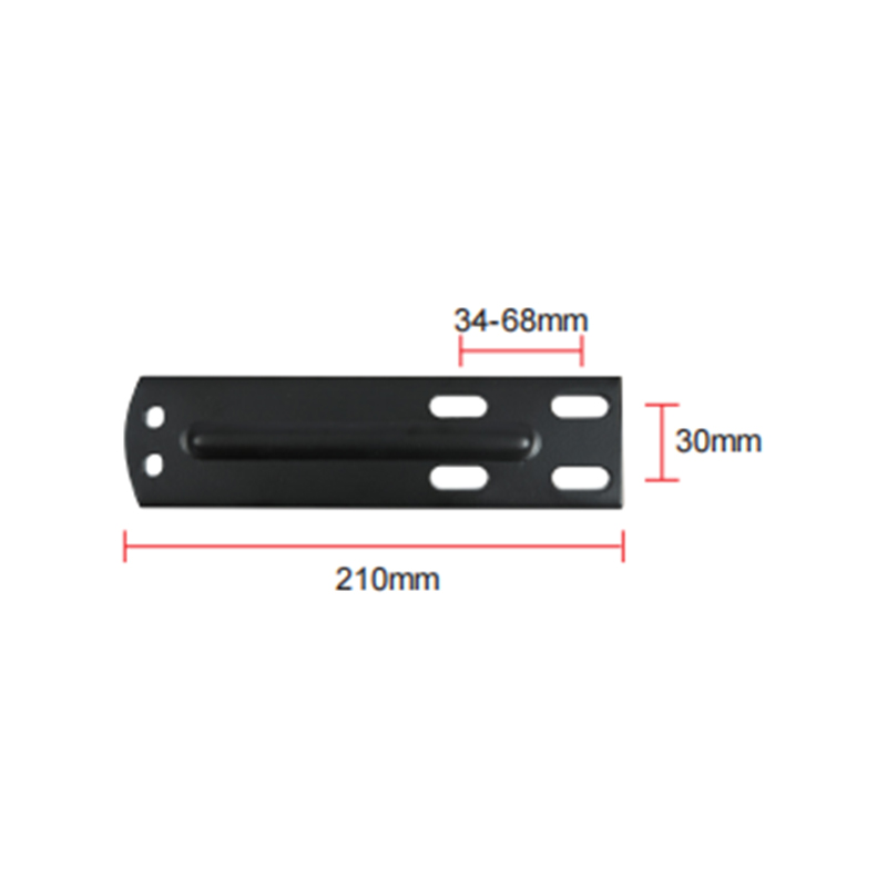 Aksesori Handrail Plate Basic Basic 4 Lubang A-14 Plat Keluli