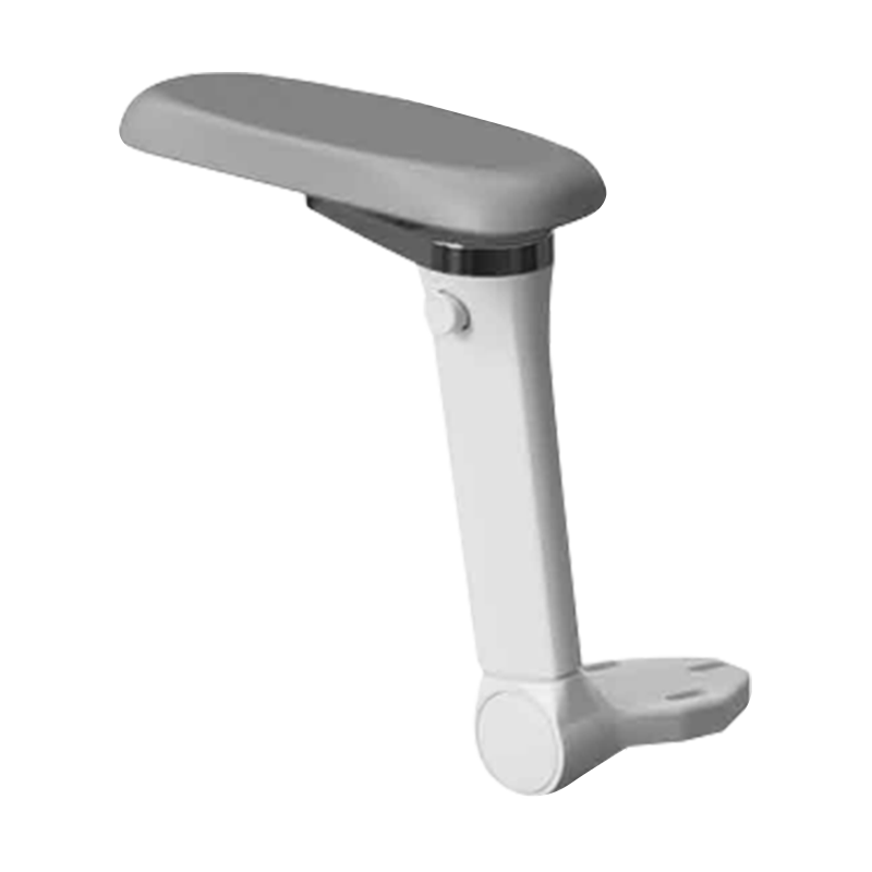 711-5d Gray Chrome Aluminium Permainan Kerusi Kerusi Pejabat 5D Armrest
