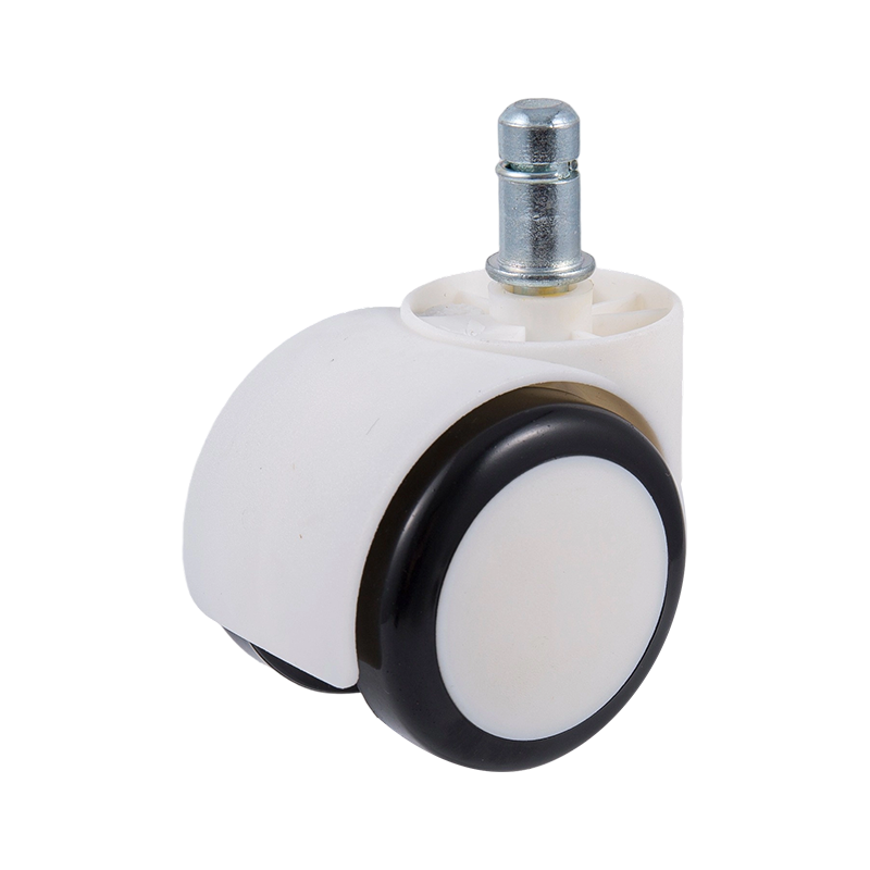 50/38 Aksesori Caster Universal White and Black PU untuk kerusi pejabat