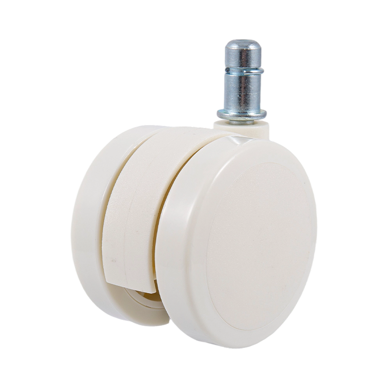 60/13 Kerusi Pejabat Roda Beige PU, Kerusi Permainan, Pengerusi Mesh Aksesori Caster Universal